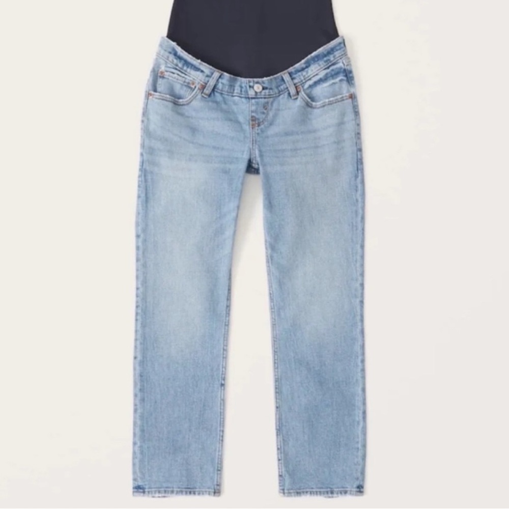 Abercrombie & Fitch Maternity Ankle Straight Jean